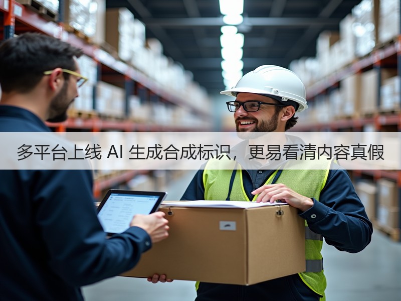 多平台上线 AI 生成合成标识,更易看清内容真假(图3) 多平台上线 AI 生成合成标识,更易看清内容真假(图3)