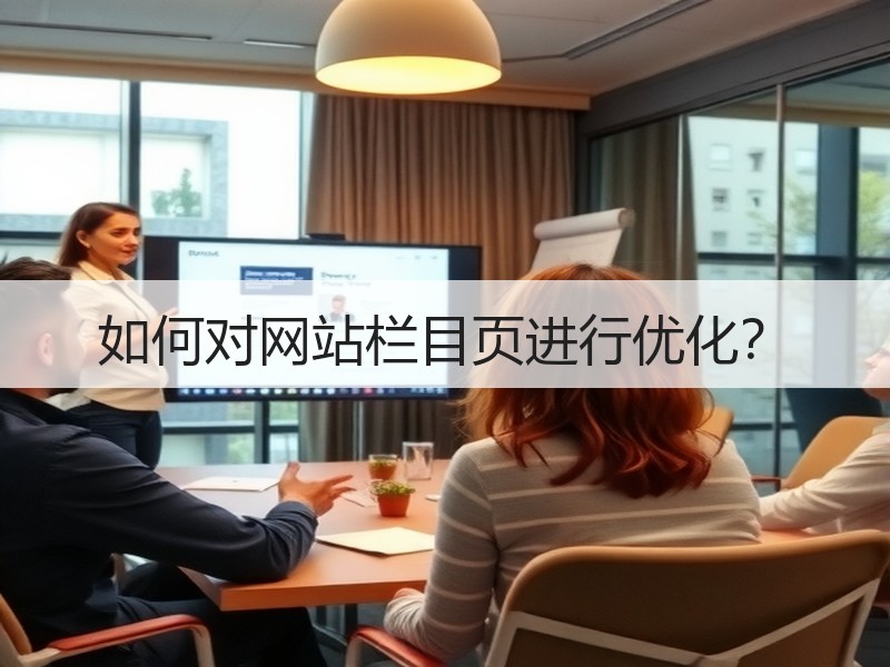 如何对网站栏目页进行优化？