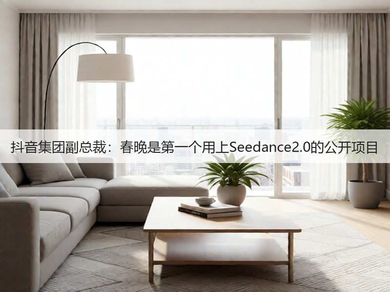 抖音集团副总裁：春晚是第一个用上Seedance2.0的公开项目(图3)
