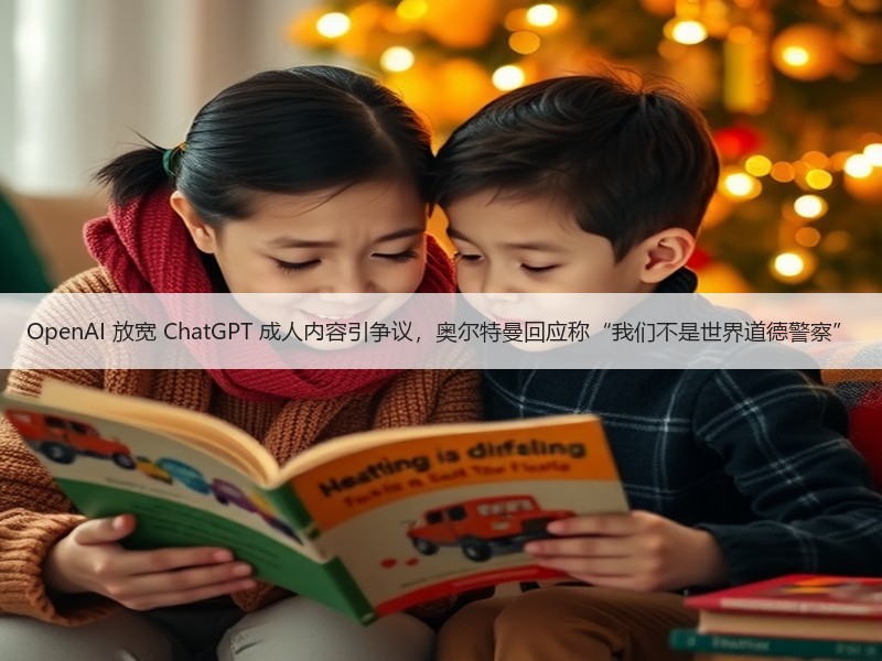 OpenAI 放宽 ChatGPT 成人内容引争议，奥尔特曼回应称“我们不是世界道德警察”