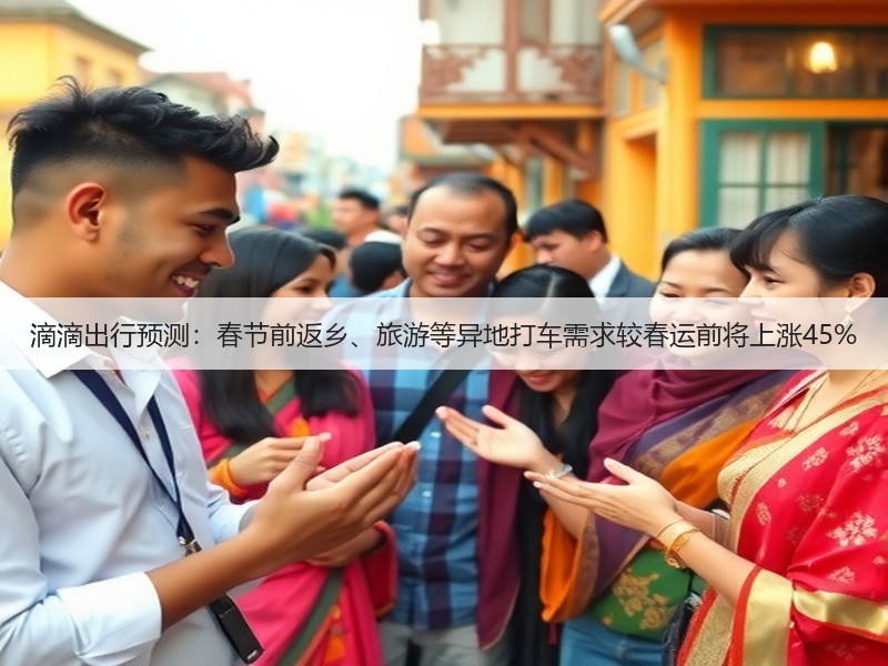 滴滴出行预测：春节前返乡、旅游等异地打车需求较春运前将上涨45%(图2)