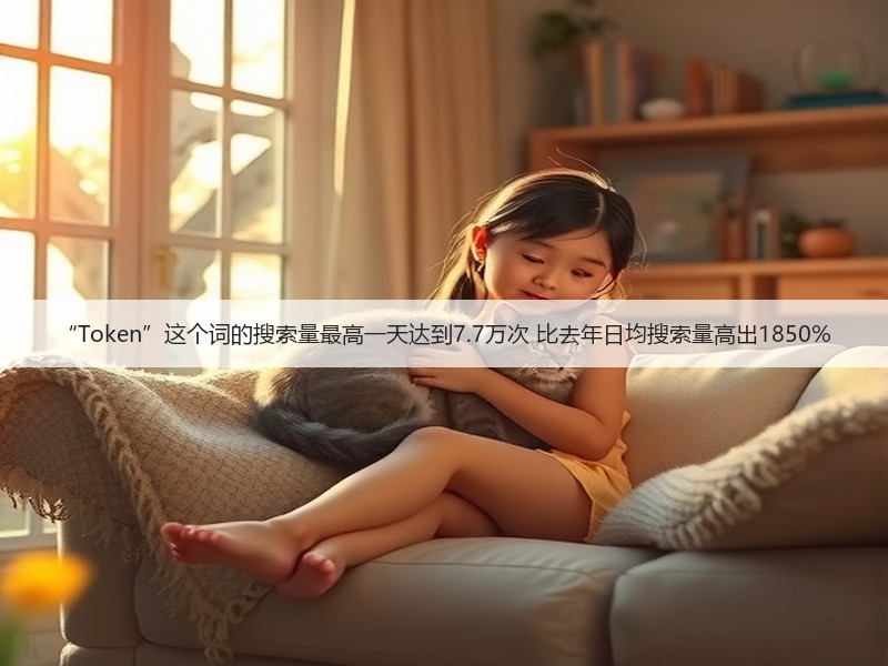 “Token”这个词的搜索量最高一天达到7.7万次 比去年日均搜索量高出1850%(图2)