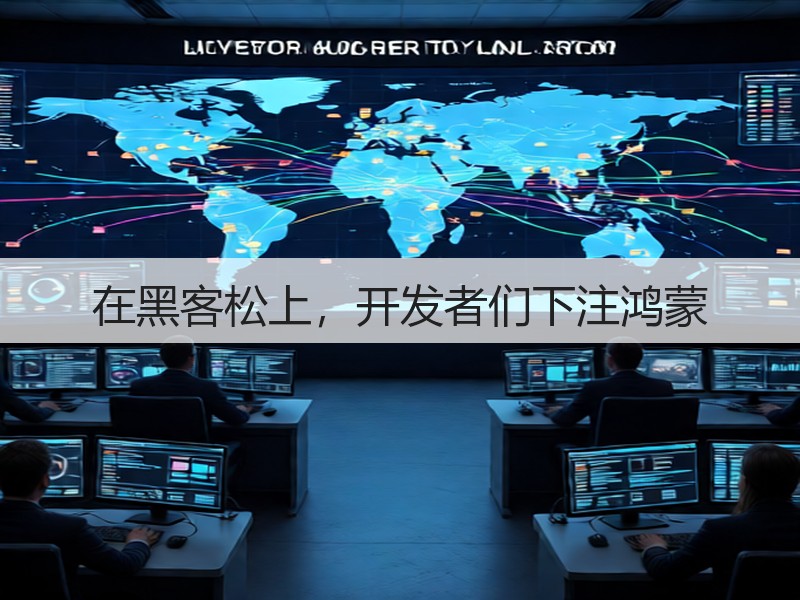 在黑客松上，开发者们下注鸿蒙(图3)