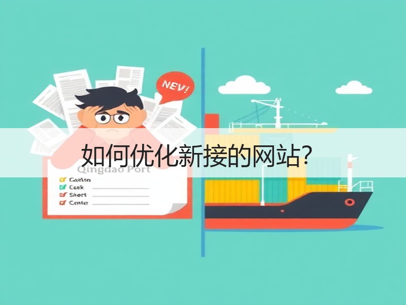 如何优化新接的网站？