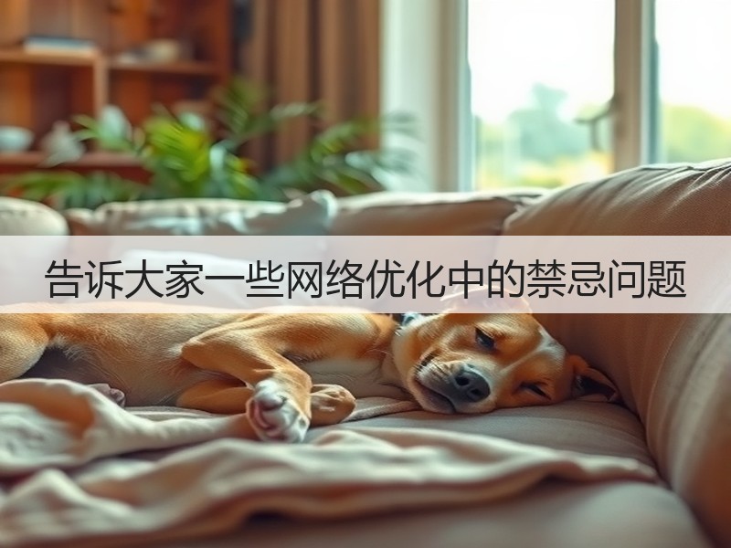 告诉大家一些网络优化中的禁忌问题(图3)