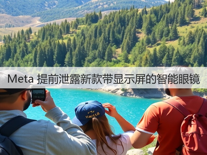 Meta 提前泄露新款带显示屏的智能眼镜(图2)