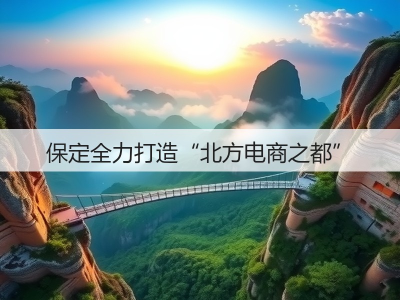保定全力打造“北方电商之都”(图3) 保定全力打造“北方电商之都”(图3)