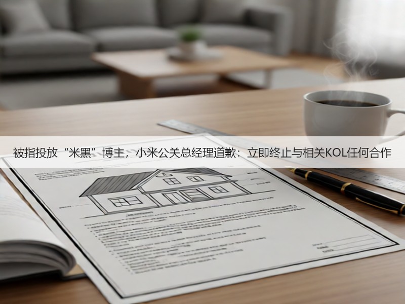 被指投放“米黑”博主，小米公关总经理道歉：立即终止与相关KOL任何合作(图3)