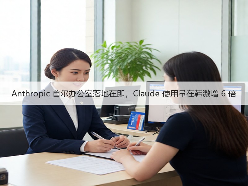 Anthropic 首尔办公室落地在即，Claude 使用量在韩激增 6 倍