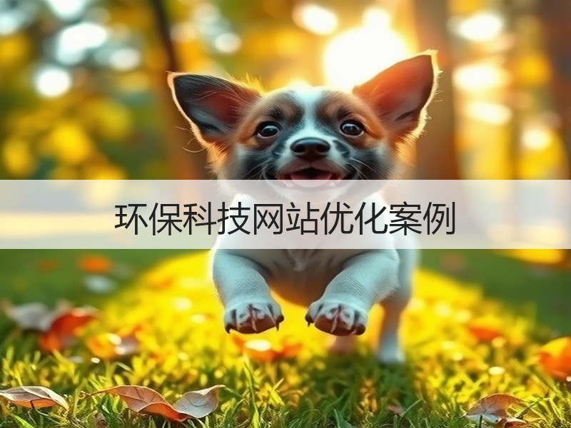 环保科技网站优化案例