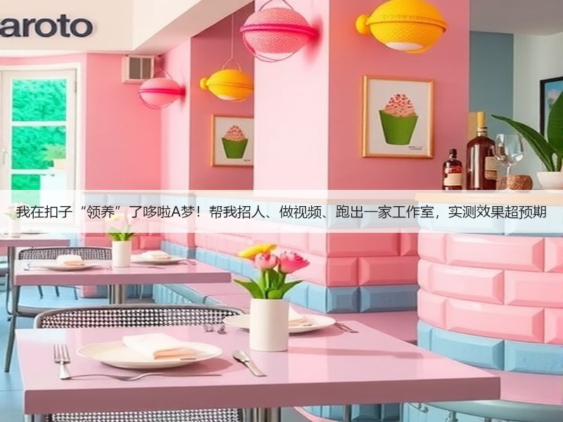 我在扣子“领养”了哆啦A梦!帮我招人、做视频、跑出一家工作室,实测效果超预期(图2) 我在扣子“领养”了哆啦A梦!帮我招人、做视频、跑出一家工作室,实测效果超预期(图2)