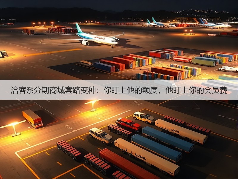 洽客系分期商城套路变种:你盯上他的额度,他盯上你的会员费(图2) 洽客系分期商城套路变种:你盯上他的额度,他盯上你的会员费(图2)