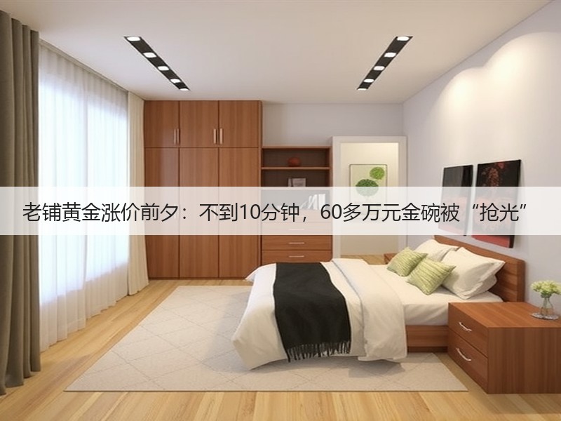 老铺黄金涨价前夕：不到10分钟，60多万元金碗被“抢光”(图3)