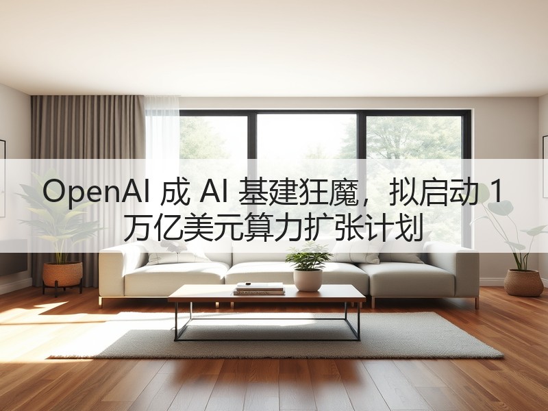 OpenAI 成 AI 基建狂魔,拟启动 1 万亿美元算力扩张计划(图2) OpenAI 成 AI 基建狂魔,拟启动 1 万亿美元算力扩张计划(图2)