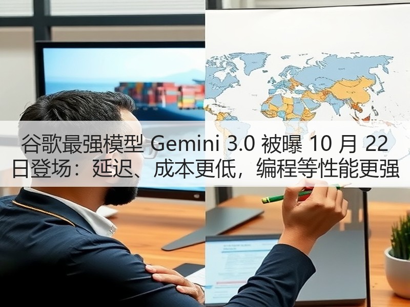 谷歌最强模型 Gemini 3.0 被曝 10 月 22 日登场：延迟、成本更低，编程等性能更强(图3)