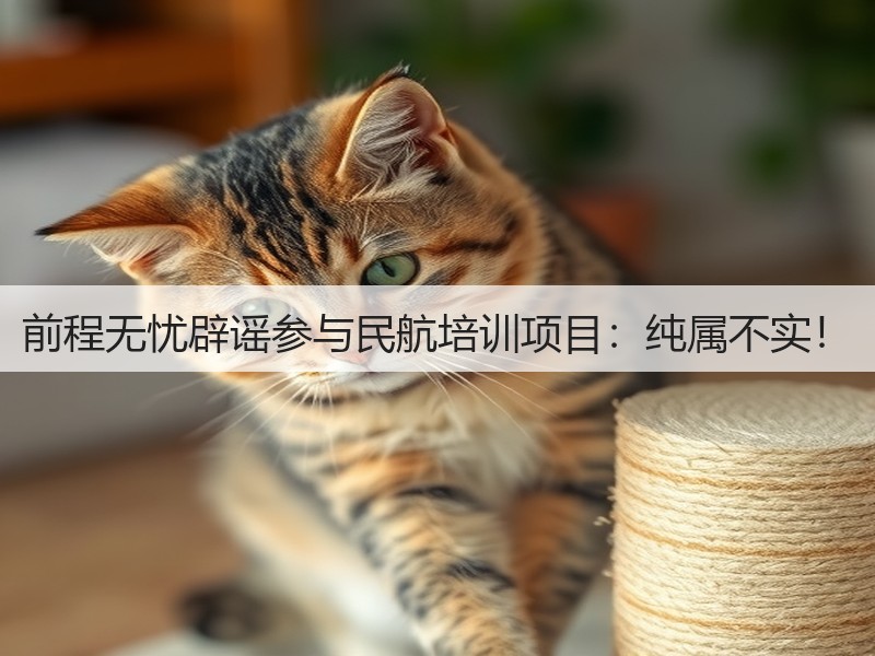 前程无忧辟谣参与民航培训项目:纯属不实!(图3) 前程无忧辟谣参与民航培训项目:纯属不实!(图3)