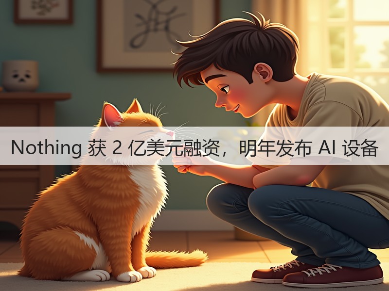 Nothing 获 2 亿美元融资,明年发布 AI 设备(图2) Nothing 获 2 亿美元融资,明年发布 AI 设备(图2)