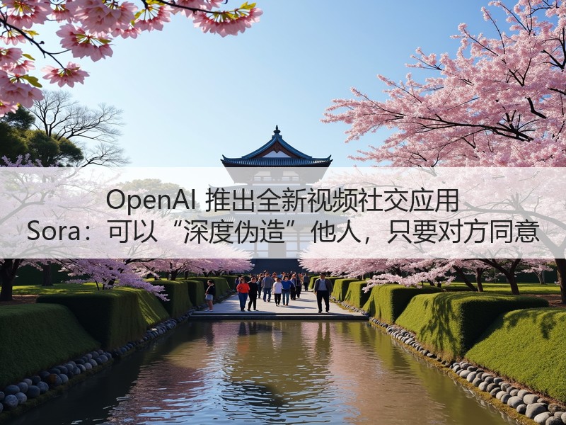 OpenAI 推出全新视频社交应用 Sora：可以“深度伪造”他人，只要对方同意