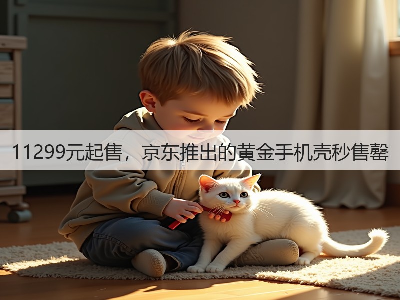 11299元起售，京东推出的黄金手机壳秒售罄(图3)