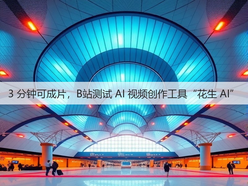 3 分钟可成片，B站测试 AI 视频创作工具“花生 AI”(图3)