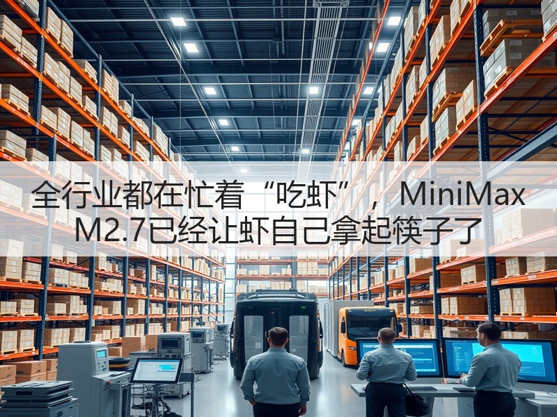 全行业都在忙着“吃虾”,MiniMax M2.7已经让虾自己拿起筷子了(图3) 全行业都在忙着“吃虾”,MiniMax M2.7已经让虾自己拿起筷子了(图3)