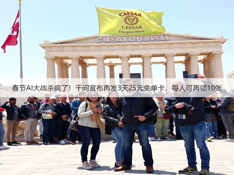 春节AI大战杀疯了！千问宣布再发3天25元免单卡，每人可再领10张(图2)