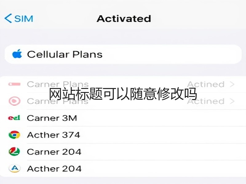 网站标题可以随意修改吗(图2) 网站标题可以随意修改吗(图2)