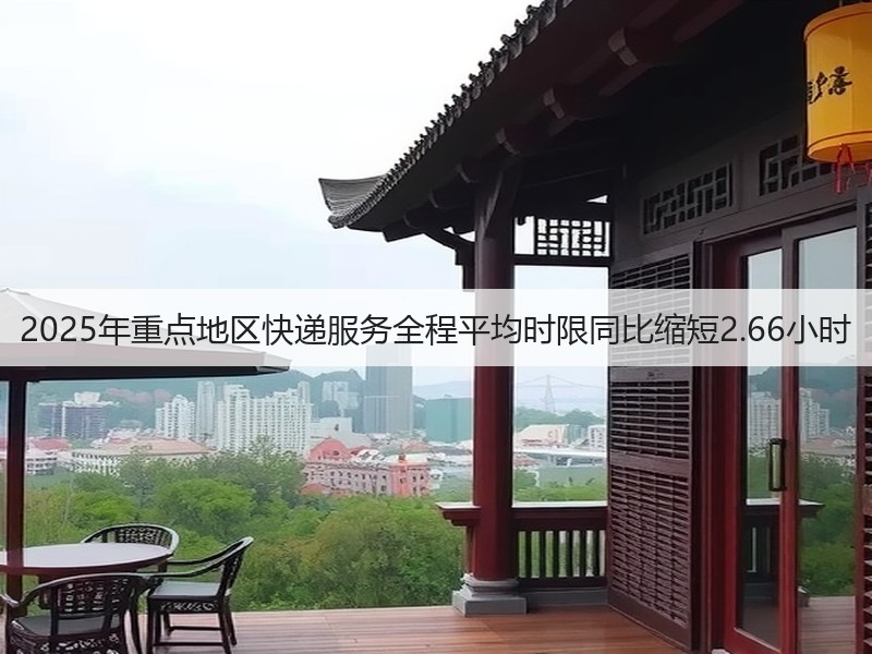 2025年重点地区快递服务全程平均时限同比缩短2.66小时(图2)