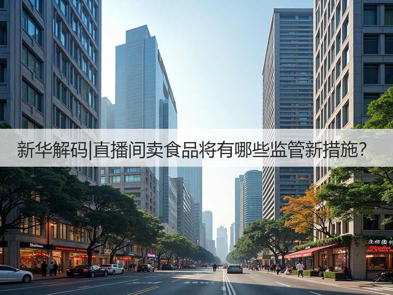 新华解码|直播间卖食品将有哪些监管新措施？(图3)