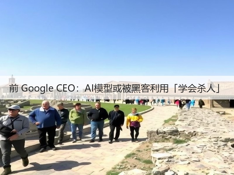 前 Google CEO：AI模型或被黑客利用「学会杀人」