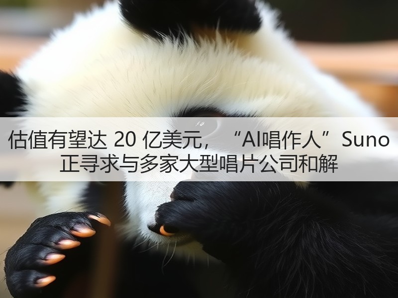 估值有望达 20 亿美元,“AI唱作人”Suno 正寻求与多家大型唱片公司和解(图2) 估值有望达 20 亿美元,“AI唱作人”Suno 正寻求与多家大型唱片公司和解(图2)