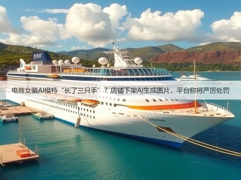 电商女装AI模特“长了三只手”?店铺下架AI生成图片,平台称将严厉处罚(图3) 电商女装AI模特“长了三只手”?店铺下架AI生成图片,平台称将严厉处罚(图3)