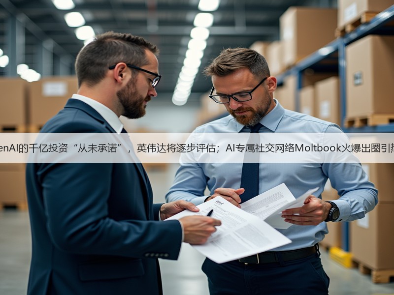 黄仁勋澄清：对OpenAI的千亿投资“从未承诺”，英伟达将逐步评估；AI专属社交网络Moltbook火爆出圈引热议丨全球科技早参(图3)