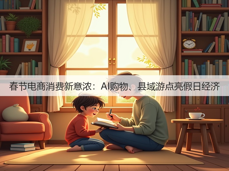 春节电商消费新意浓：AI购物、县域游点亮假日经济(图3)