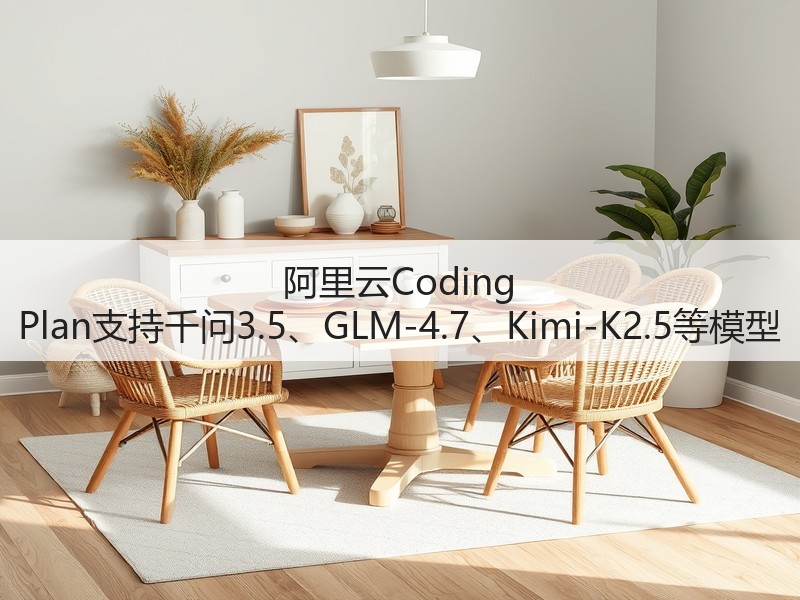 阿里云Coding Plan支持千问3.5、GLM-4.7、Kimi-K2.5等模型(图2)