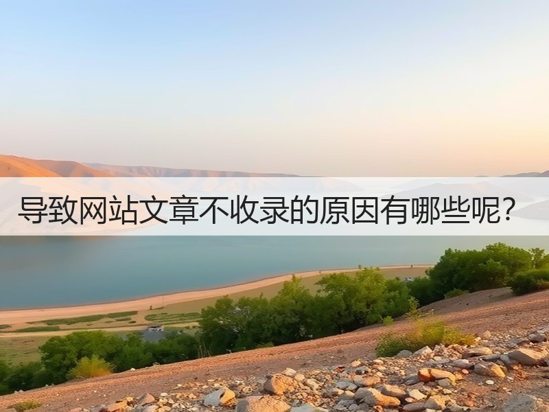 导致网站文章不收录的原因有哪些呢？(图3)