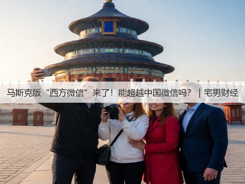 马斯克版“西方微信”来了！能超越中国微信吗？｜宅男财经(图2)