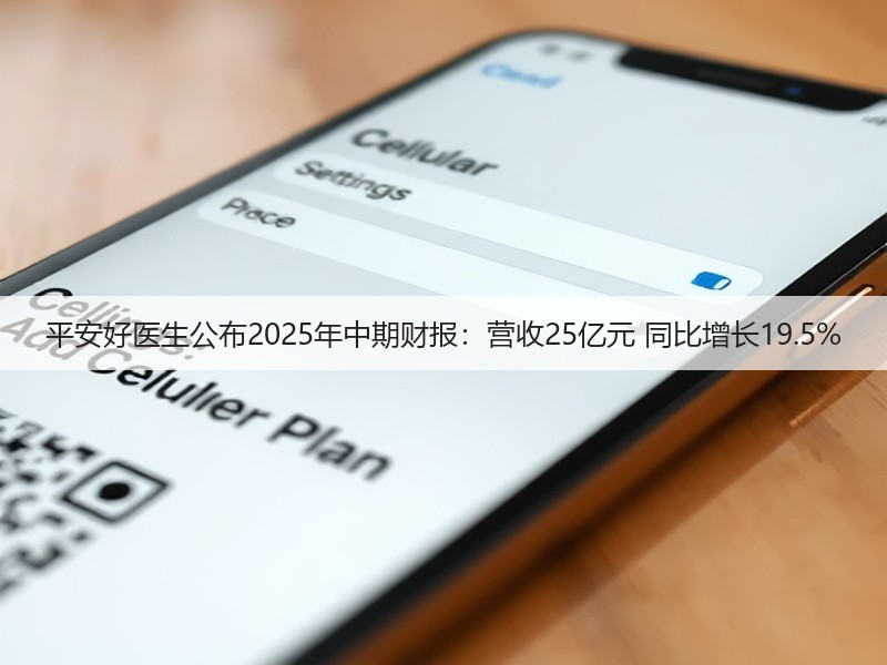 平安好医生公布2025年中期财报：营收25亿元 同比增长19.5%(图2)