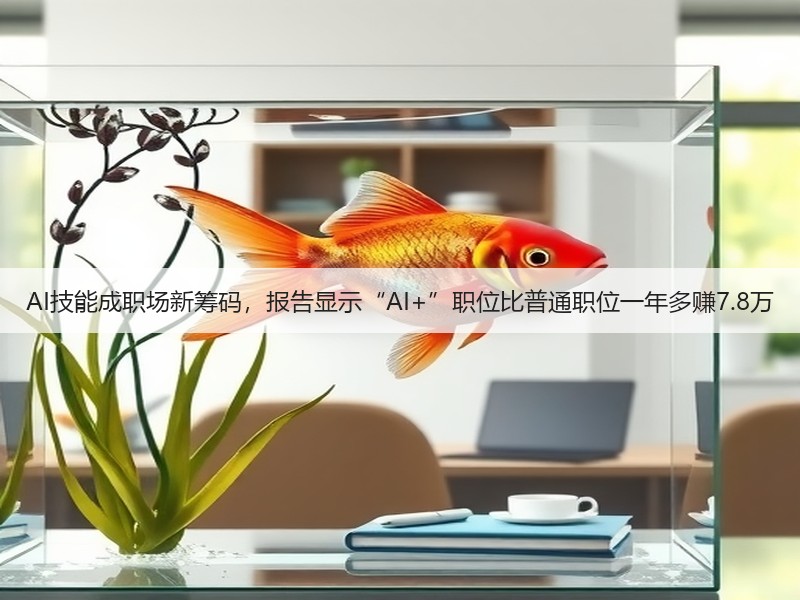 AI技能成职场新筹码，报告显示“AI+”职位比普通职位一年多赚7.8万(图2)