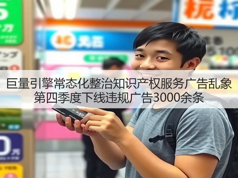 巨量引擎常态化整治知识产权服务广告乱象 第四季度下线违规广告3000余条(图2) 巨量引擎常态化整治知识产权服务广告乱象 第四季度下线违规广告3000余条(图2)