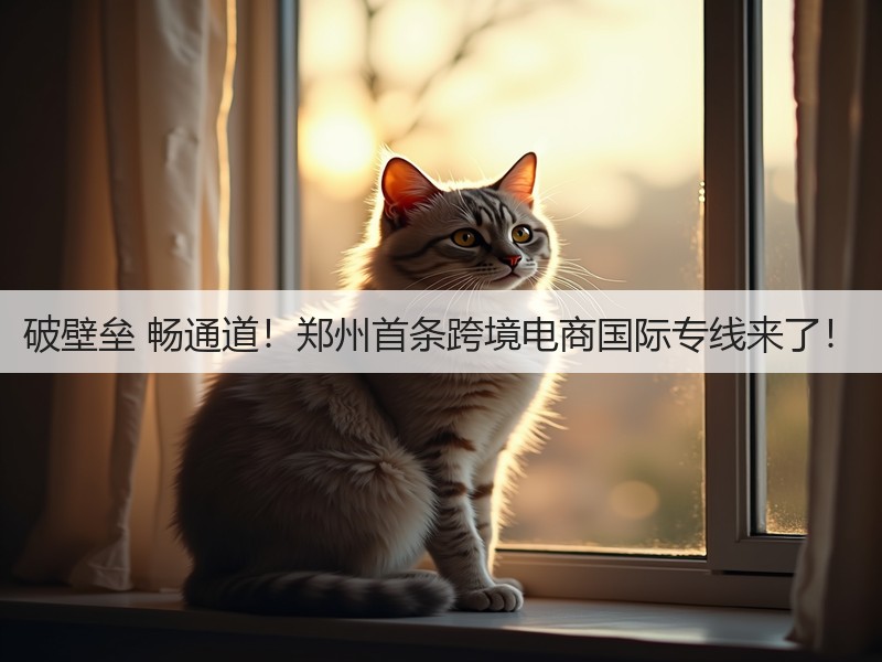 破壁垒 畅通道！郑州首条跨境电商国际专线来了！(图2)