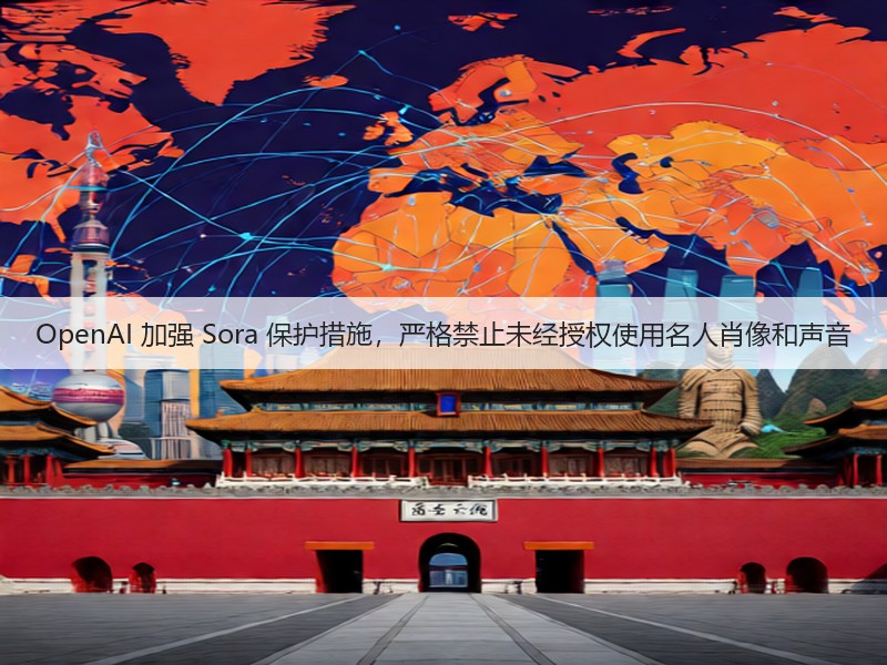 OpenAI 加强 Sora 保护措施，严格禁止未经授权使用名人肖像和声音(图1)
