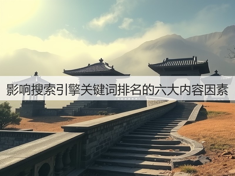 影响搜索引擎关键词排名的六大内容因素(图3)