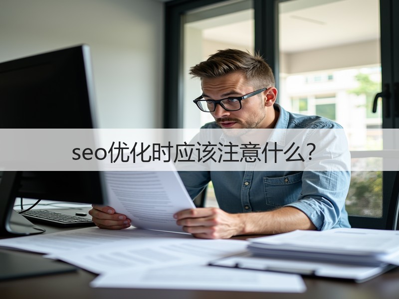 seo优化时应该注意什么？(图3)