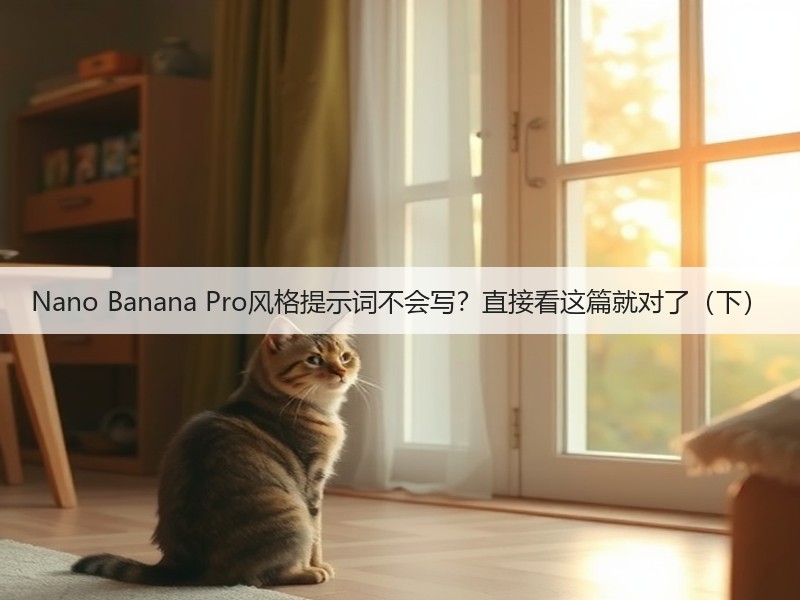 Nano Banana Pro风格提示词不会写？直接看这篇就对了（下）(图1)