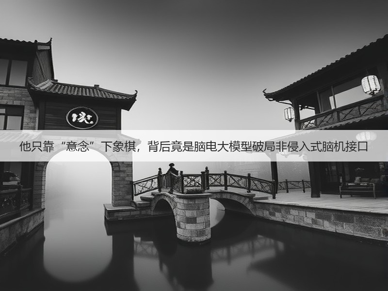 他只靠“意念”下象棋，背后竟是脑电大模型破局非侵入式脑机接口(图2)