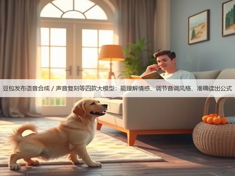 豆包发布语音合成 / 声音复刻等四款大模型:能理解情感、调节音调风格、准确读出公式(图2) 豆包发布语音合成 / 声音复刻等四款大模型:能理解情感、调节音调风格、准确读出公式(图2)
