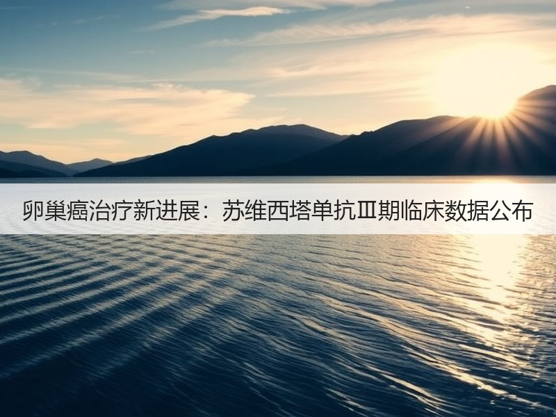 卵巢癌治疗新进展：苏维西塔单抗Ⅲ期临床数据公布(图2)