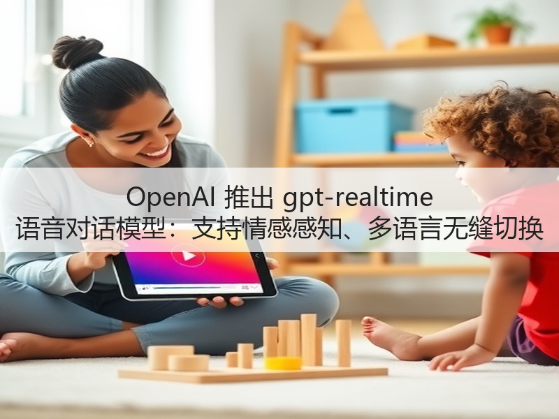 OpenAI 推出 gpt-realtime 语音对话模型：支持情感感知、多语言无缝切换(图3)