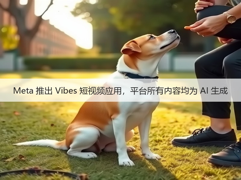 Meta 推出 Vibes 短视频应用，平台所有内容均为 AI 生成